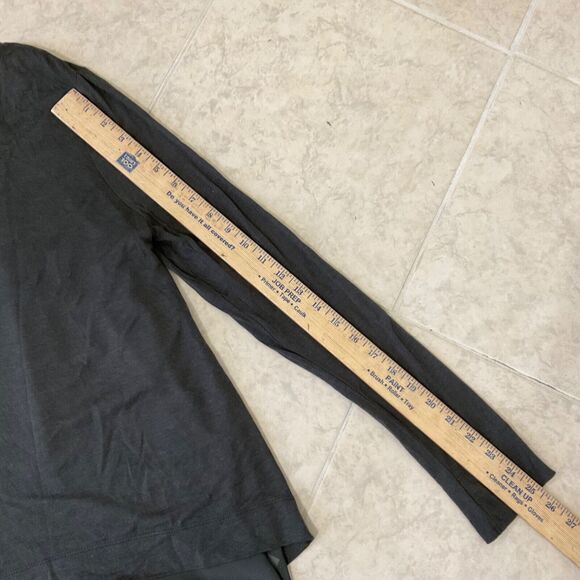 ecru Modal -Cashmere Tunic Top women’s L green long sleeve v-neck soft casual - Picture 11 of 12